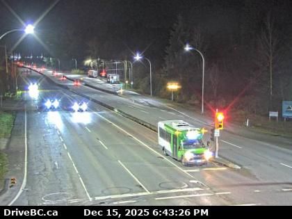 North Cowichan › South: Highway 1 about 5 km north of Duncan at Herd Road/Cowichan Valley Highway, looking south