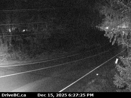 Metchosin › South: Highway 14 at Kangaroo Road, looking south