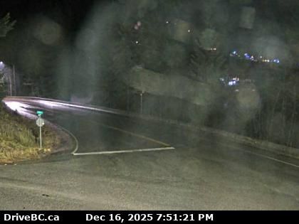 Kaslo › North: Highway 31 at Highway 31A Junction in - looking northbound