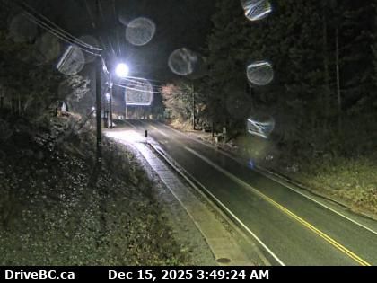 Kaslo › West: Highway 31 at Highway 31A Junction in - looking westbound