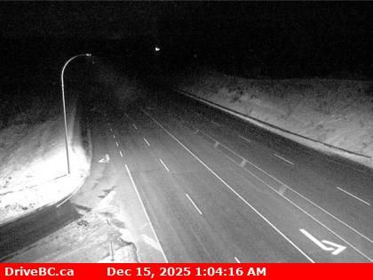 Quesnel › North: Highway 97 at Sales Road, about 10km south of - looking north