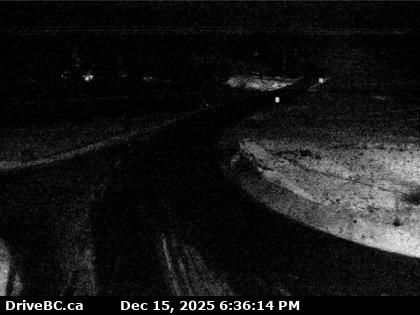 Quesnel › West: Highway 97 at Sales Road about 10 km south of - looking west