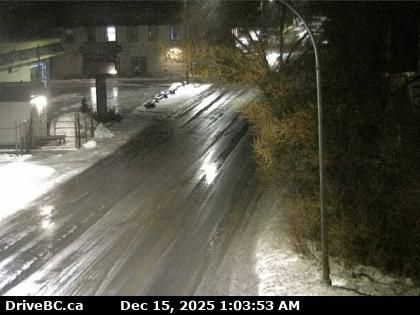 Telkwa › North: Highway 16 at Hankin Road in - looking north