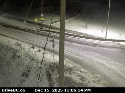 Telkwa › East: Highway 16 at Hankin Road in - looking east