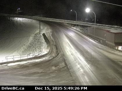 Telkwa › South: Highway 16 at Hankin Road in - looking south