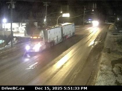 Burns Lake › West: Highway 16 at North Francois Highway in - looking west