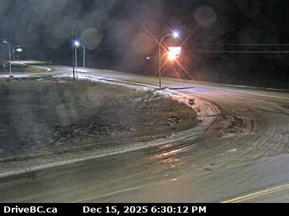 Vanderhoof › North: Highway 16 at Highway 27 junction, looking north