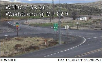 Washtucna: SR 26 at MP 82.9