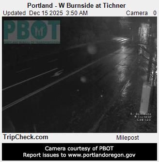 Portland: W Burnside at Tichner