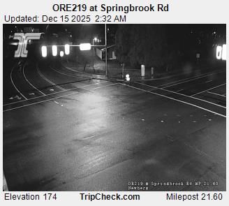 Newberg: ORE219 at Springbrook Rd