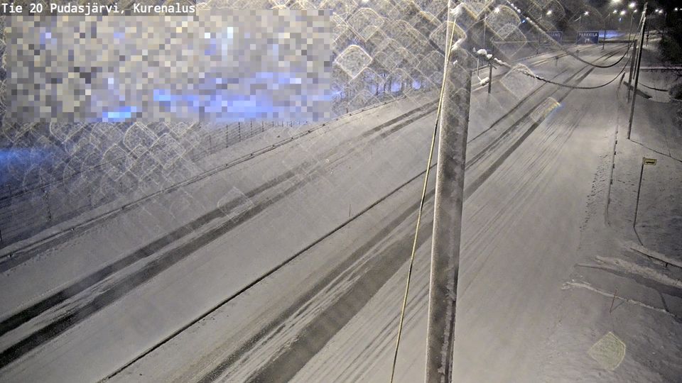 Pudasjarvi: Tie 20 - Kurenalus - Kuusamoon