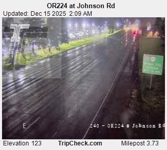 Rivergrove: OR224 at Johnson Rd