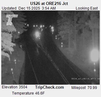 Wasco: US26 at ORE216 Jct