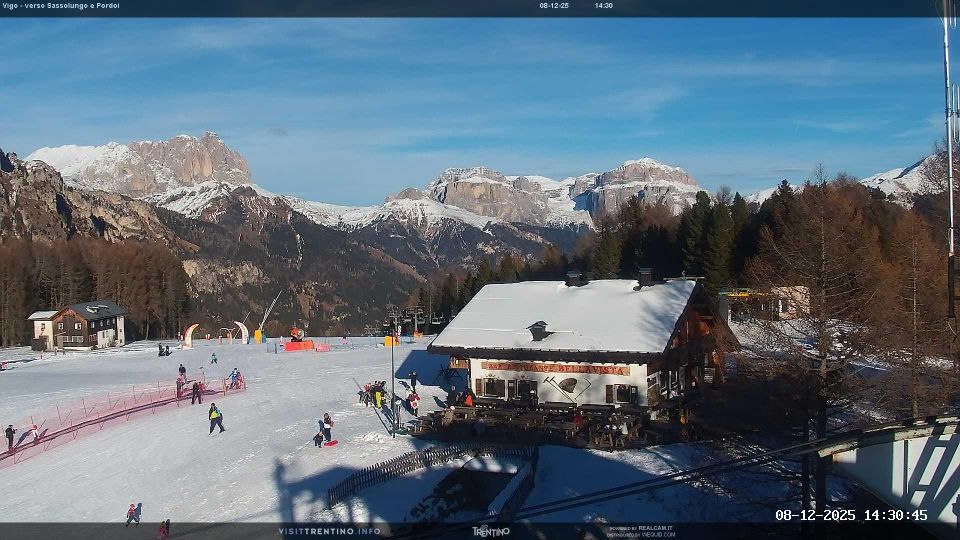 Vigo di Fassa: Rosengarten group - Plattkofel - Langkofel
