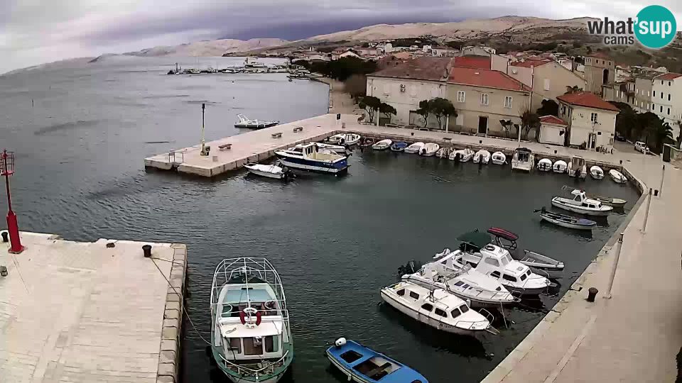 Pag: webcam - town marina