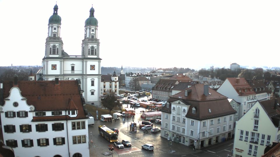 Kempten: Hildegardplatz - St. Lorenz Basilica