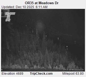 Hood River: OR35 at Meadows Dr