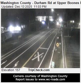 Durham: Washington County - Rd at Upper Boones Ferry Rd
