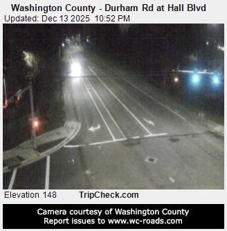 Durham: Washington County - Rd at Hall Blvd