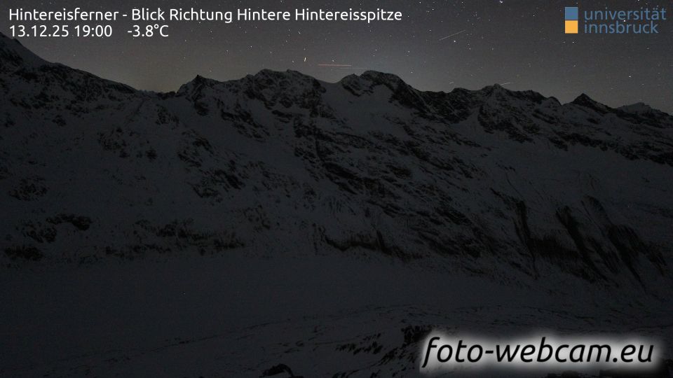 Kurzras - Maso Corto: Hintereisferner - Blick Richtung Hintere Hintereisspitze