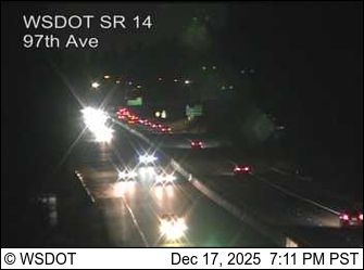 Vancouver: SR 14 at MP 5: 97th Ave