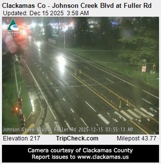 Rivergrove: Clackamas Co - Johnson Creek Blvd at Fuller Rd