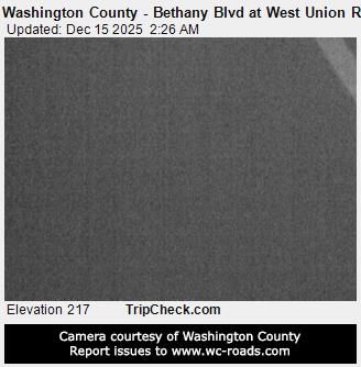 Durham: Washington County - Bethany Blvd at West Union Rd