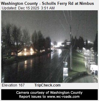 Beaverton: Washington County - Scholls Ferry Rd at Nimbus