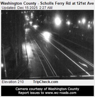 Beaverton: Washington County - Scholls Ferry Rd at 121st Ave