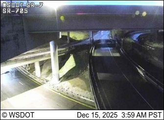 Tacoma › North: I-5 at 133.7: SB I-705 to NB I-5/SB SR 7, Ground