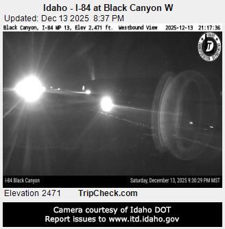 New Plymouth: Idaho - I-84 at Black Canyon W