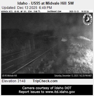 Midvale: Idaho - US95 at - Hill SW
