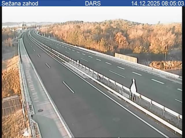 Sezana: A3, Fernetiči - razcep Gabrk - zahod