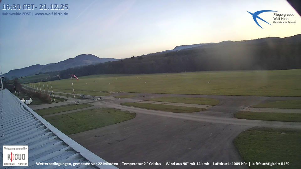 Kirchheim unter Teck › South-east: Segelfluggelände Kirchheim/Teck-Hahnweide - Flugplatz Hahnweide Airport