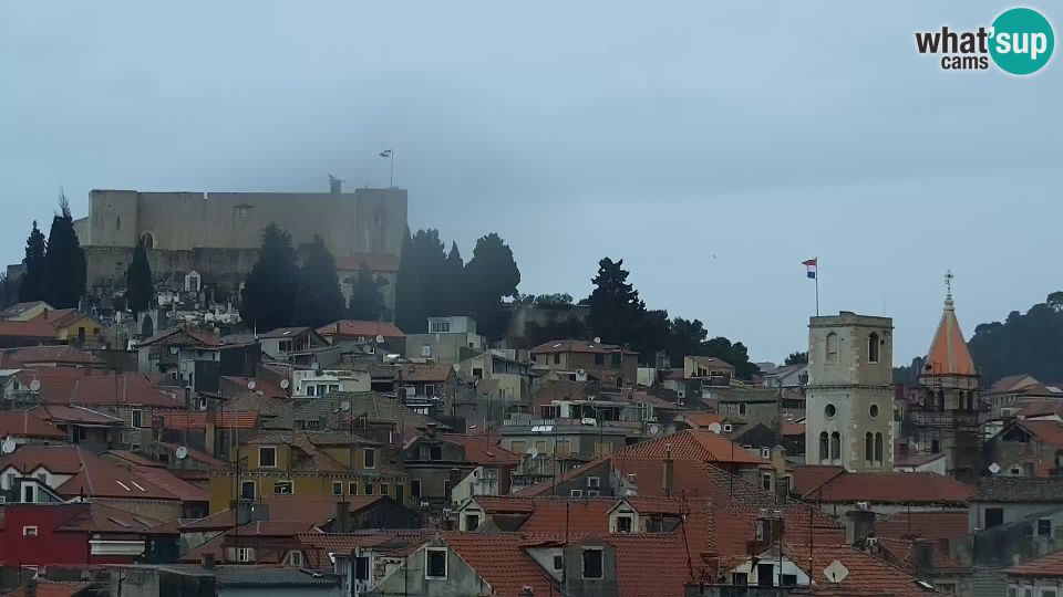 Sibenik: Webcam Šibenik - view from hotel Bellevue