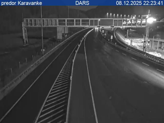 Dovje: A2/E61, Karavanke - Ljubljana, predor Karavanke