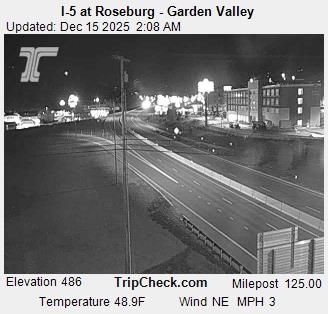Roseburg: I-5 at - Garden Valley