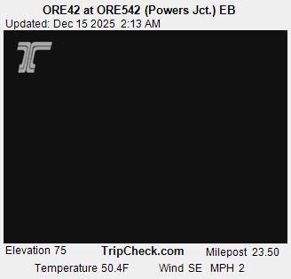 Myrtle Point: ORE42 at ORE542 (Powers Jct.) EB