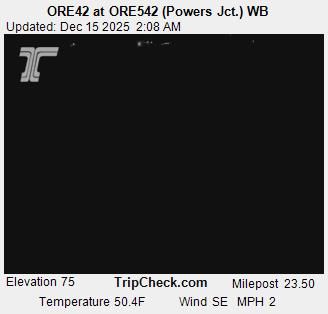 Myrtle Point: ORE42 at ORE542 (Powers Jct.) WB