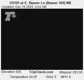 Bandon: US101 at E. Beaver Ln (Beaver Hill) NB