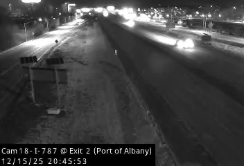 Albany › South: I-787 SB at Exit 2 (Port of)