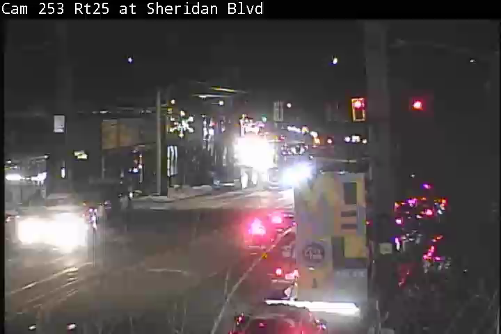 East Williston: NY 25 Eastbound at Sheridan Blvd