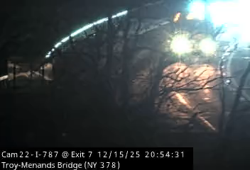 Menands › North: I-787 NB at Exit 7/Troy - Bridge (NY 378)