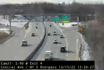 Village of Menands › West: I-90 WB at Exit 4 (Central Ave Overpass)