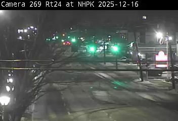 East Williston: NY 24 Eastbound at New Hyde Park Road