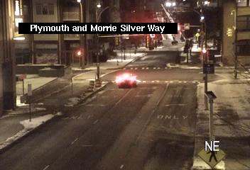 Rochester: North Plymouth Ave at Morrie Silver Way