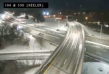 Rochester › East: NY-104 Eastbound Over NY-590