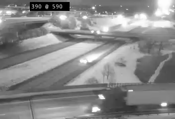 Rochester › East: I-590 Off Ramp at I-390