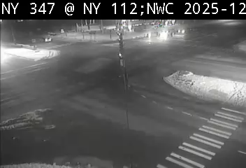 Port Jefferson: NY 347 at NY 112; Northwest