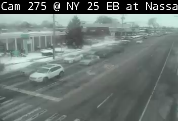 Munsey Park: NY 25 Eastbound at Nassau Blvd